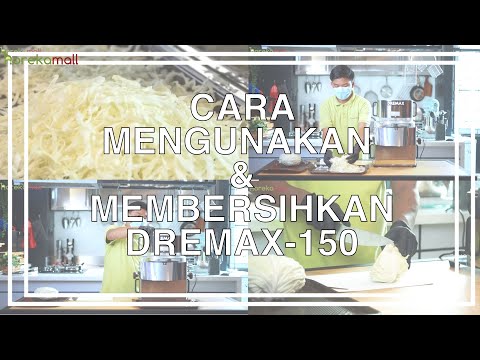 Caberobo Mesin Pemotong Sayur Buah Strip Tipis I Dremax DX-150 on Youtube