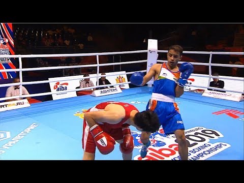 Round of 32 (52kg)  TU Po-Wei (TPE) vs AMIT (IND) /AIBA World 2019