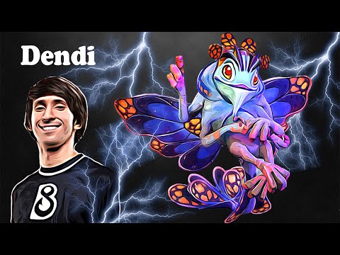 Dendi - Puck Midlane | Ez Kill | Dota 2 7.27d Gameplay