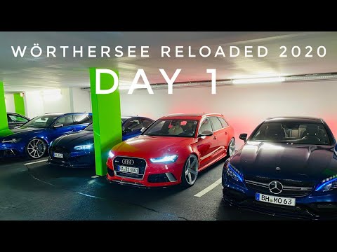 Wörthersee Reloaded 2020 Day 1 | Anrollen mit der Crew - 2xRS6 RS5 C63S S3 | 4k