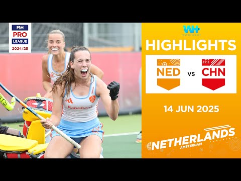 FIH Hockey Pro League 2024-25 Highlights: Netherlands vs China (W) | Match 1