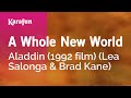 A Whole New World - Aladdin (1992 film) (Lea Salonga & Brad Kane) | Karaoke Version | KaraFun