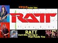 Don't Bite The Hand That Feeds You - RATT - Lead Guitar TABS Lesson