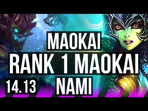 MAOKAI & Brand vs NAMI & Xayah (SUP) | Rank 1 Maokai, 2/1/12 | EUNE Challenger | 14.13