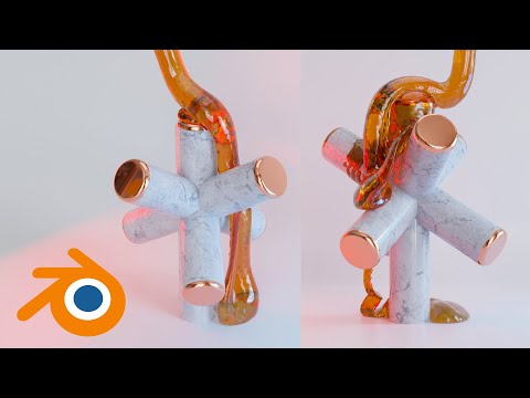 Blender Beginner Tutorial Create Gold Material Beautiful Render