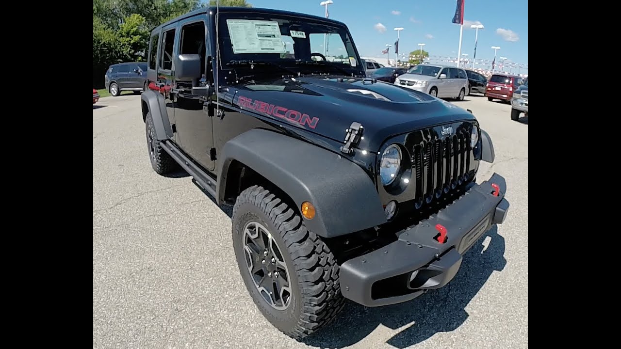 2015 Jeep Wrangler Unlimited Rubicon Hard Rock Black | New Jeeps Indianapolis | 17546