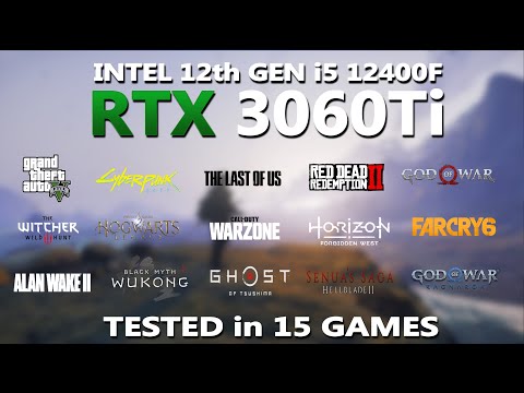 RTX 3060Ti + i5 12400F Gaming Benchmark Test in 2024 | Tested in 15 Games |