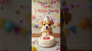 Thanks 1Million Family☺️🐶 #thepuppysquest #cute #puppy