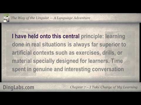 07: The Linguist by Steve Kaufmann - A Language Adventure - I Take Charge of My Learning