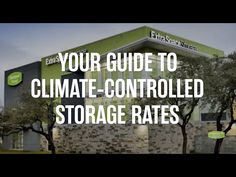 Your Guide To Climate Controlled Storage Rates
