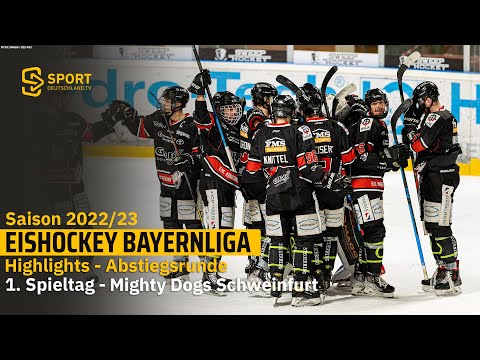 Eishockey Bayernliga: Die Highlights vom 1. Spieltag - Mighty Dogs vs. ESC Dorfen | SDTV Eishockey