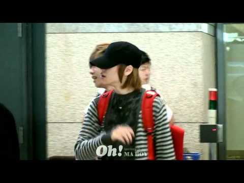 [FANCAM] 110925 Teen Top arrives at Incheon - Chango and Niel