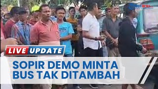 Puluhan Sopir Angkot Padang Gelar Aksi Demo, Tuntut Jumlah Bus Transpadang Koridor 6 Tidak Ditambah