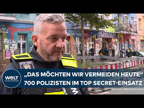 BERLIN-FRIEDRICHSHAIN: 700 Polizisten im Einsatz gegen Linksextremismus! Besetztes Haus gestürmt