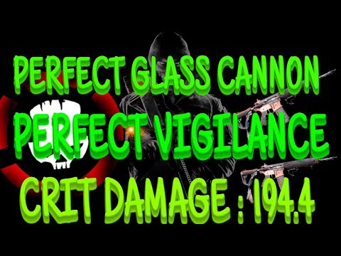 Perfect Glass Cannon / Vigilance  | CRIT CHANCE / DAMAGE BUILD | The Division 2