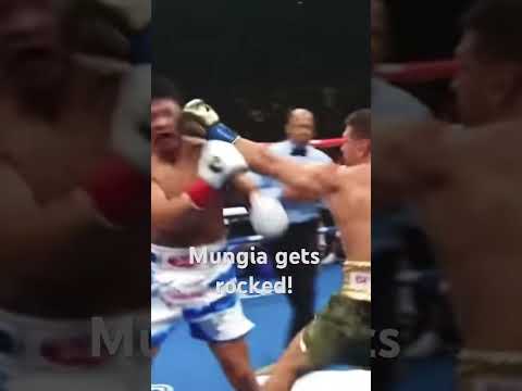 Mungia almost gets stopped by Derevyanchenko!