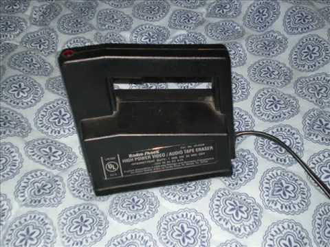 How To Use A Bulk Tape Eraser