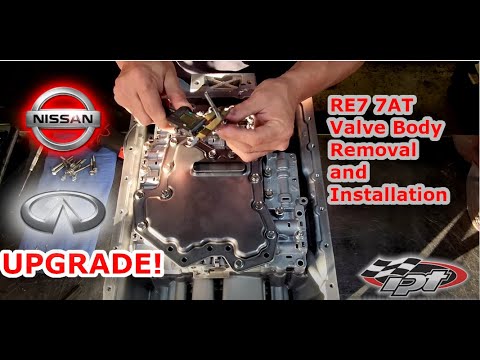 RE7 7AT Valve Body Removal and Installation G37 370Z Q50 Q60 JR710 JR711