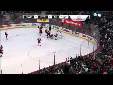 Hurricanes @ Senators 11 27 11   Spezza 2