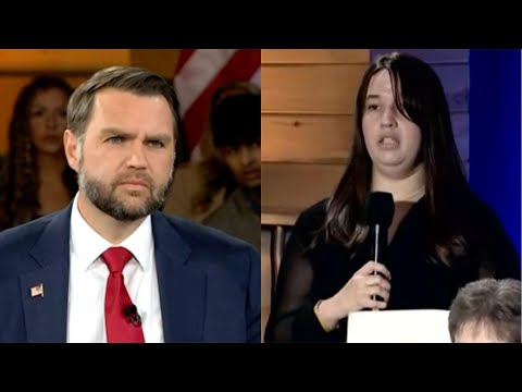 Watch: Voter who lives near data center confronts Vance on 
