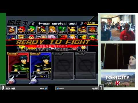 Toxicity 2016 Melee - Quaff (Marth) vs Mew3Ken (Marth) - WR2