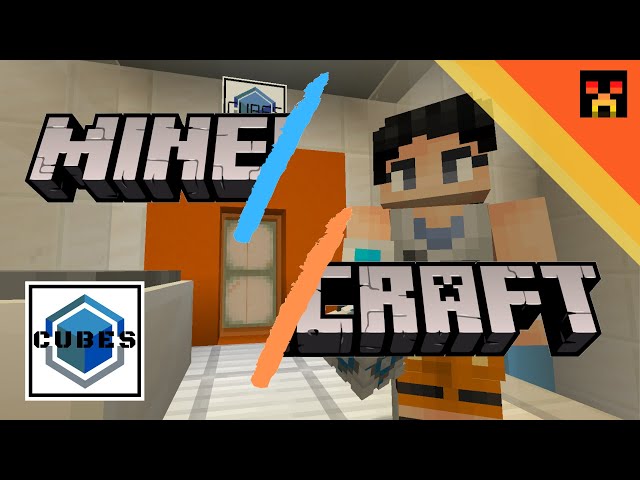 *Minecraft* CUBES -Part1- Puzzemap in Portal Style Minecraft Map