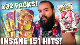 I Opened 32 PACKS of Pokémon 151 and OMG...