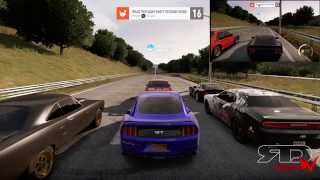 Someone Gets Salty! Forza Horizon 2 Online Drag Racing Shit Talk Grudge Race | Mustang Vs RoadRunner