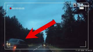 Szokujące nagranie momentu czołowego zderzenia na trasie krajowej w naszym regionie!
