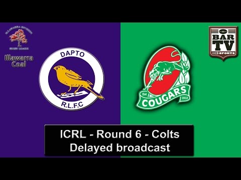 2015 ICRL - Round 6 - Colts - Delayed broadcast - Dapto v Corrimal