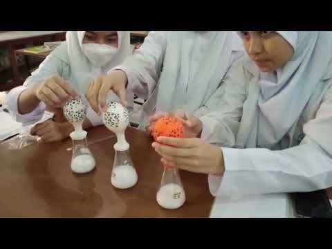 Reaksi kimia menghasilkan gas#shorts