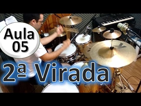 Virada de Bateria 2 - Virada iniciante - Virada em Semicolcheia