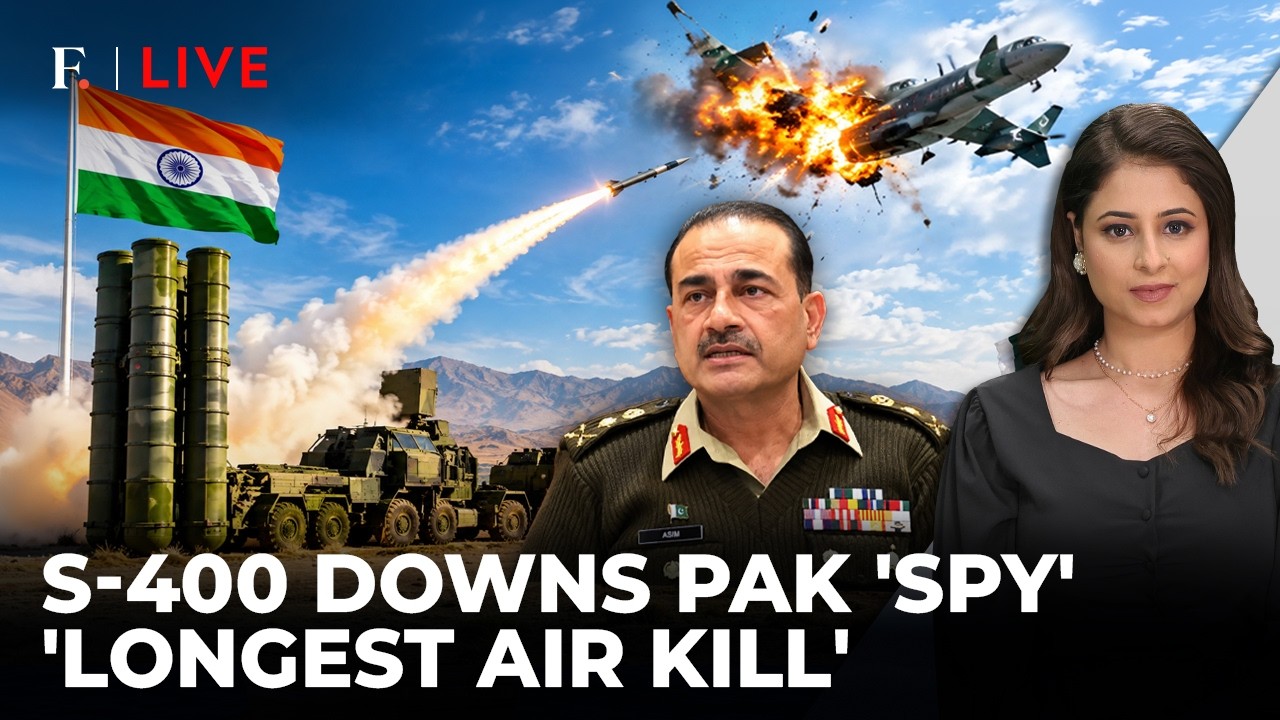 Pakistan 'Spy' Plane Shot Down; S-400 Scored Longest Air Kill | Op Sindoor Firstpost Live