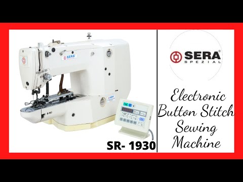 Electronic Lockstitch Button Sewing Machine