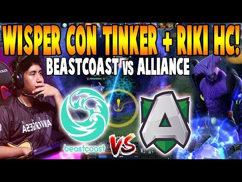 BEASTCOAST vs ALLIANCE [BO2] - Wisper Tinker + Riki HC - ESL ONE HAMBURG 2019 DOTA 2