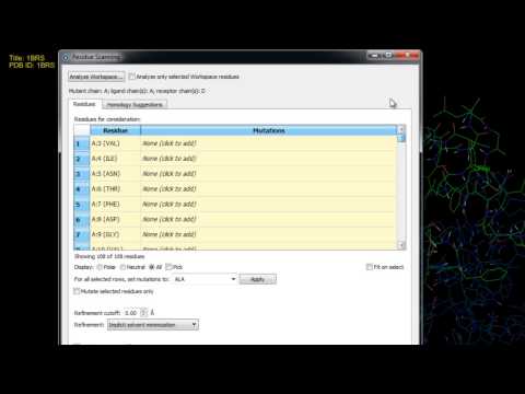 BioLuminate - Residue Scanning and Mutation