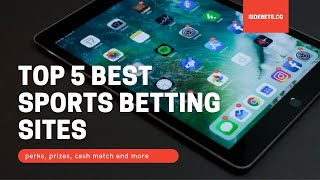 Top 5 BEST sports betting sites with BONUSES!