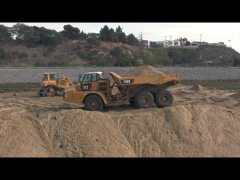 Large Earth Moving Equipment - Santa Ana River Sand Abatement