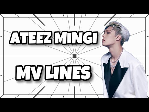 Every ATEEZ MV But It's Only Mingi's Lines