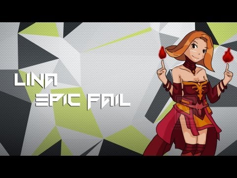 Dota 2 • Lina ULT • FAIL DOTA2