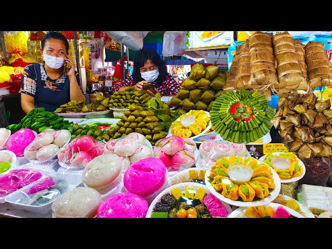 Orussei And Samaki Market Food Scenes - Walking Tour Around Market In Phnom Penh City