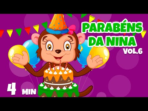 Parabéns da Nina Vol. 6 - Giramille 4 min | Desenho Animado Musical