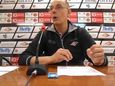 Acea Virtus Roma - BCC Agropoli: Attilio Caja in sala stampa