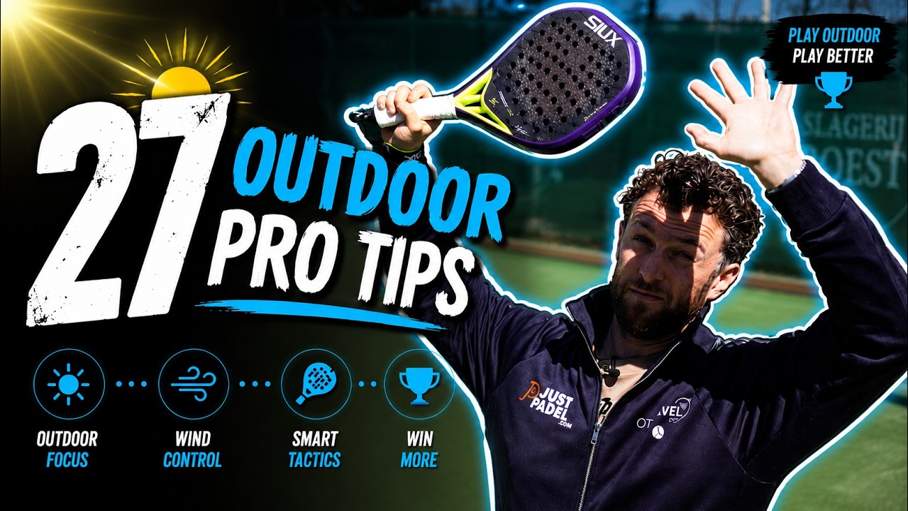 Outdoor padel: tactics for wind, sun, and rain