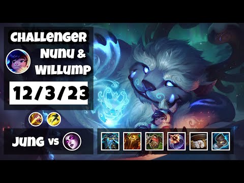 Nunu & Willump vs Morgana EU Challenger JUNGLE (12/3/23) - v11.10