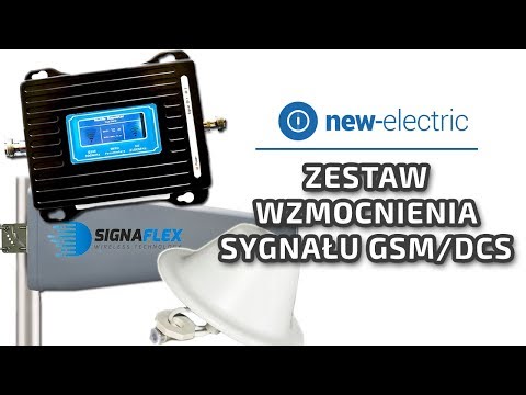 Wzmacniacz sygnału GSM / 4G LTE Signaflex LCD3000 - prezentacja