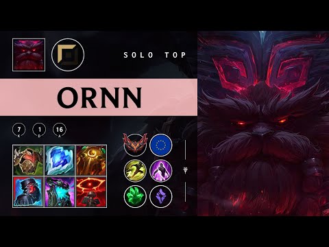 Ornn Top vs Irelia - EUW Grandmaster Patch 25.24