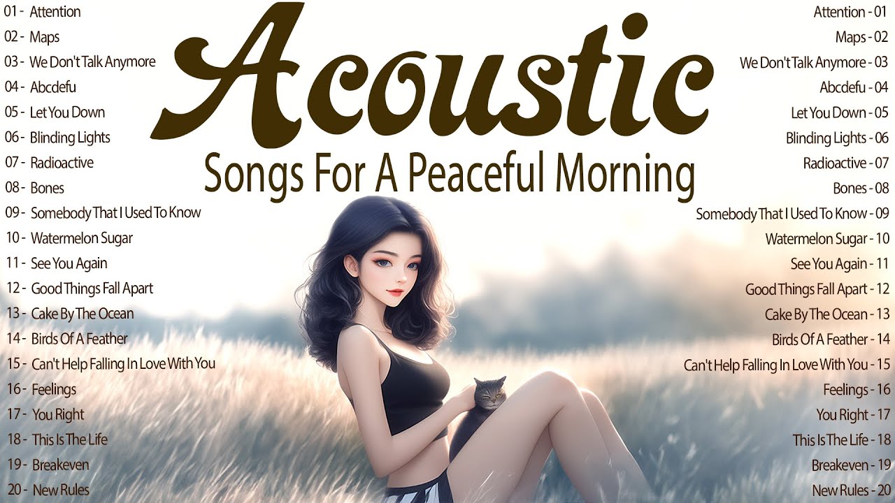 Warm English Songs With Lyrics 2025 🌤 Gentle Acoustic Songs 2025 For A Peaceful Morning