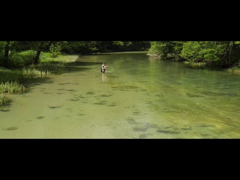 SLUNJČICA FLY FISHING Slunj-Rastoke-Croatia (4K)