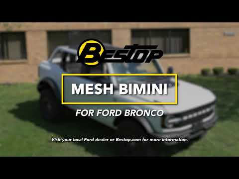 Mesh Bimini Sunshade for Bronco by Bestop